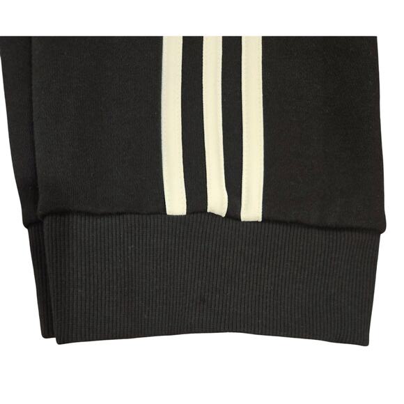 NWT Adidas Men's Essential Fleece Tapered Cuff 3 Strip Pants Size XL - Picture 4 of 6